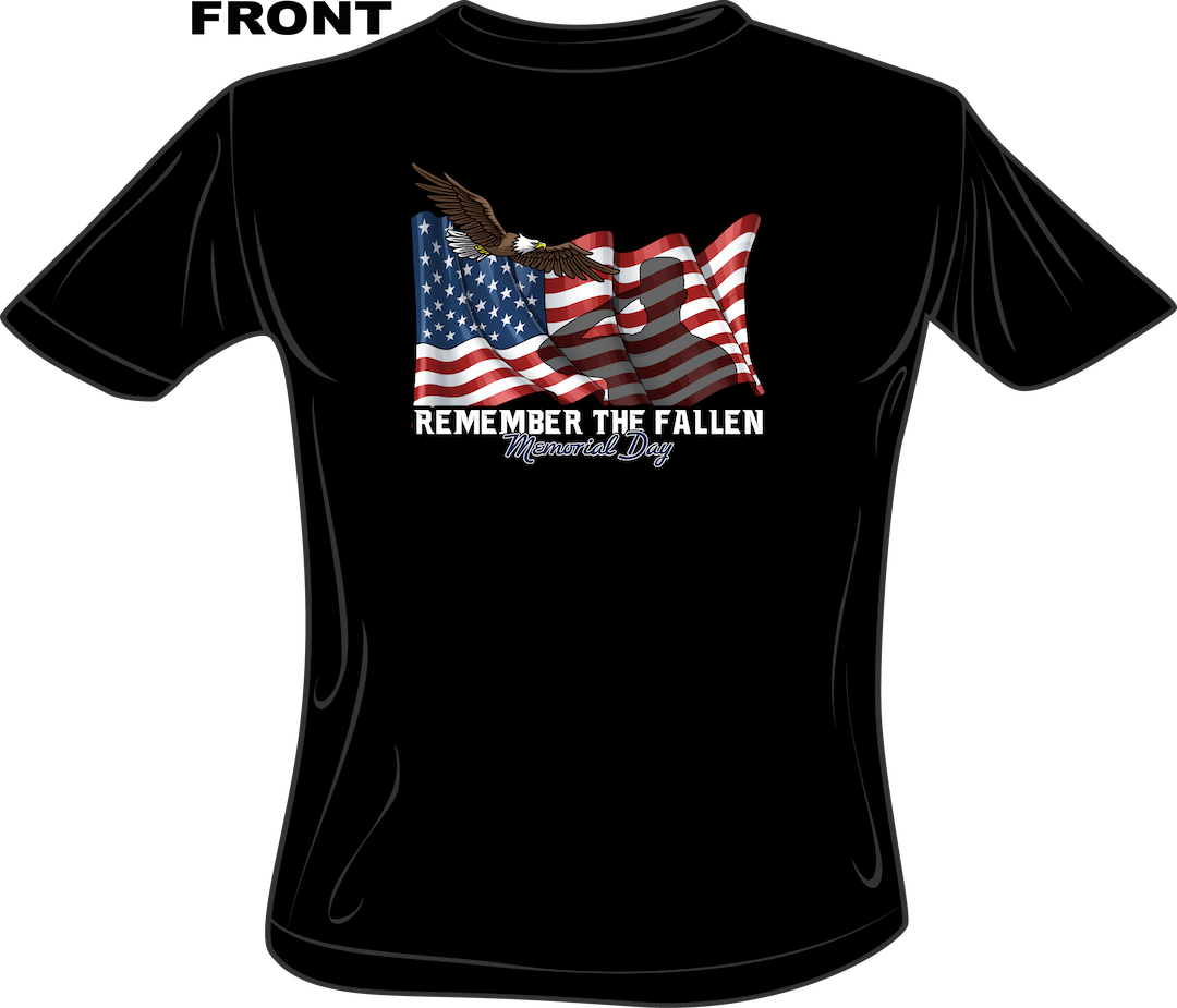 2026 Memorial Day Shirt Black Logo